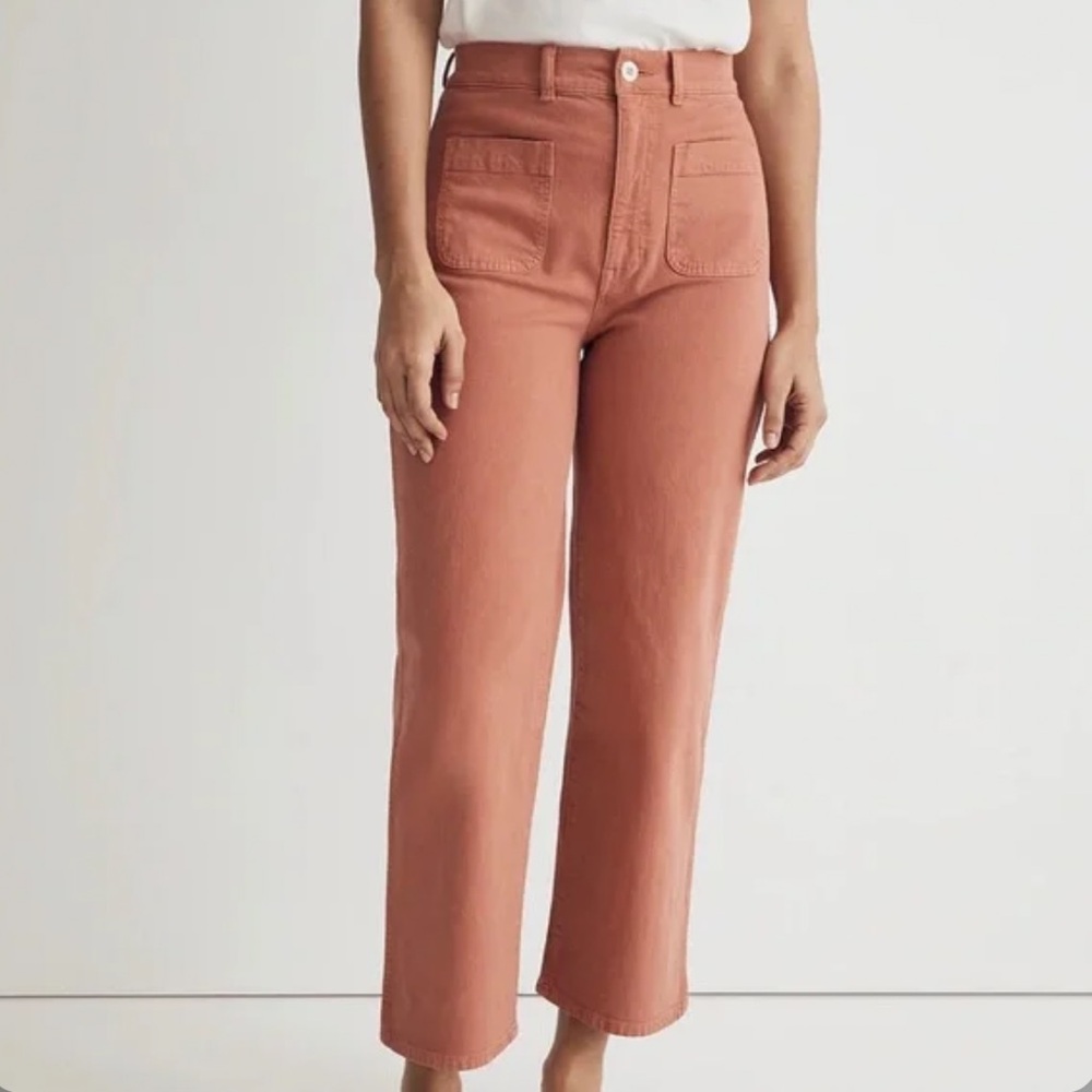 Madewell Emmett Wide Leg Crop Pants